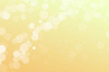 pastel yellow sunlight bokeh background with copy space for label text