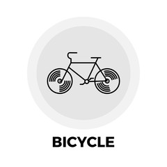 Bicycle line icon