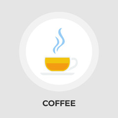Cup of coffee flat icon