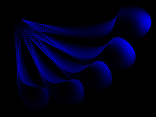 Blue abstract bright background with copy space
