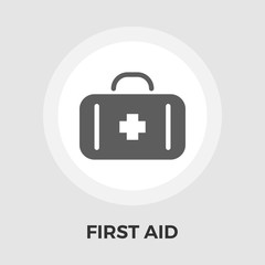 First aid vector flat icon