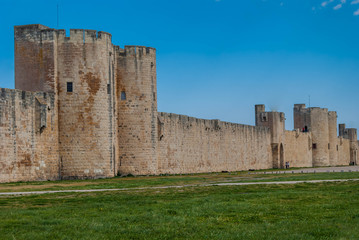 Les fortification d'Aigues-Mortes.