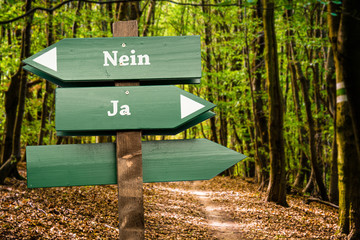 Schild 98 - Ja