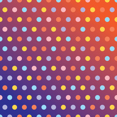 Polkadots background vector design illustration.