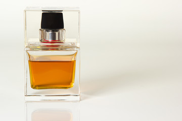 beautiful is square with women's perfume bottle