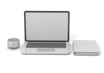 Fototapeta premium notebook concept render