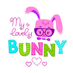 Cute girlish illustration