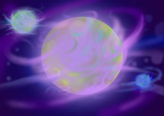 Obraz premium Mysterious Unknown Planet