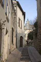 Fototapeta na wymiar Street in Uzes, Provence, France
