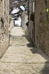 Fototapeta na wymiar Hill in Bonnieux Village, Provence