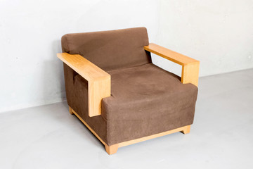 Brown armchair