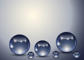 snow shades balls on a snow shades background