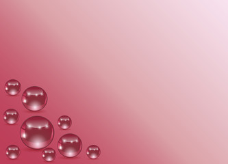 coral balls on a coral background