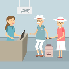 Senior Waiting Check In