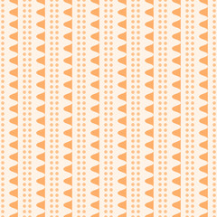 Undulating shapes and small circles seamless pattern