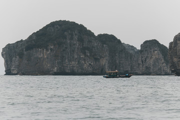 Beautiful scenery Vietnam mountains water landscape rocks