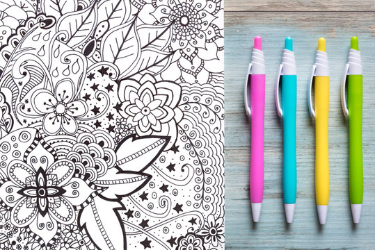 Adult coloring books, new stress relieving trend