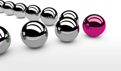 Female Leader Leadership Concept