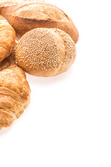 French butter croissant bread and bakery