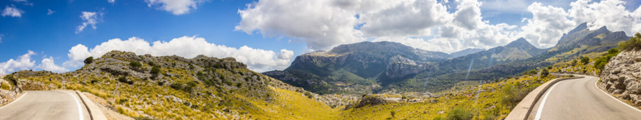 Beautiful view of Sa Calobra on Mallorca Island, Spain