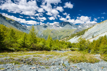 Nice view of the mountains in the Altai