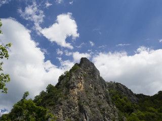 Gorge Near the City of Tran, Bulgaria. Landscape of a Peak With
