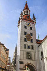 Obraz premium Munich, Germany. Capella in Historical center of city