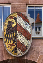 Nuremberg, Bavaria, Germany. Coat of arms