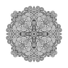 Vector mandala ornament.