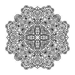 Vector mandala ornament.