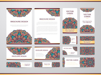 Business cards with mandala