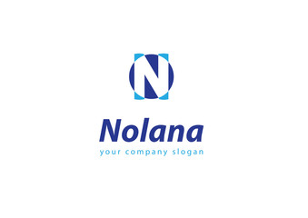 letter N logo Template for your company