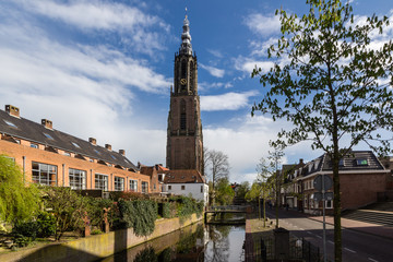 Amersfoort Medieval town wall Koppelpoort and the Eem river