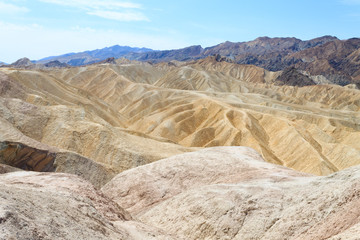 View from Zabriskie Point, California, USA.