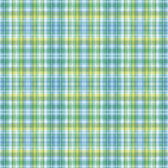 マドラスチェック柄シームレスパターン　ブルーグリーン系