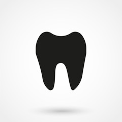 tooth icon vector