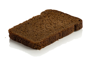 piece of black rye bread