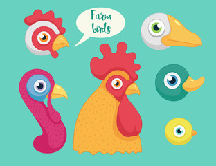 set of the birds farm