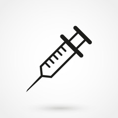 syringe icon vector