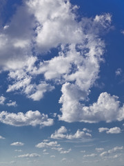 Obraz premium beautiful fluffy cloudscape