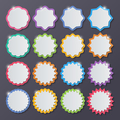 starburst speech bubbles