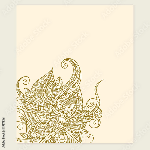 Yoga Gift Certificate Vector Template For Design Stock Image And Yoga Gift Certificate Vector Template For Design