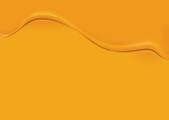 Yellow color dripping background,vector design