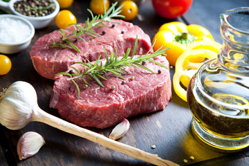 Frische Steaks 
