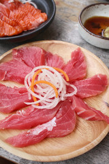 Fish fresh sashimi japanese food