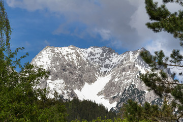 Obraz premium Wilder Kaiser mountian range in Tirol - Austrtia