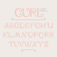Vintage abc alphabet font.