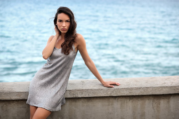 Outdoor fashion portrait