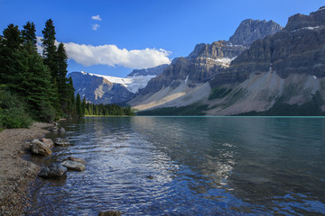 Lake with mountains