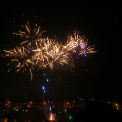 Feuerwerk auf der Weser